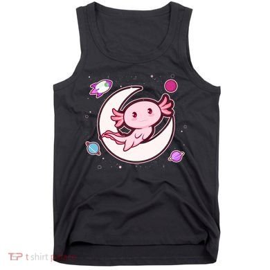 Cute Space Galaxy Axolotl Tank Top