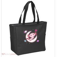 Cute Space Galaxy Axolotl Tote Bag thumb 2