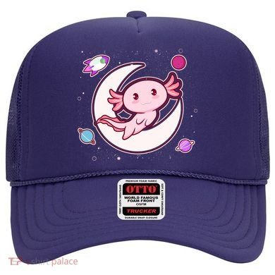 Cute Space Galaxy Axolotl Hat