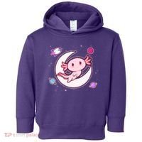 Cute Space Galaxy Axolotl Toddler Hoodie thumb 0