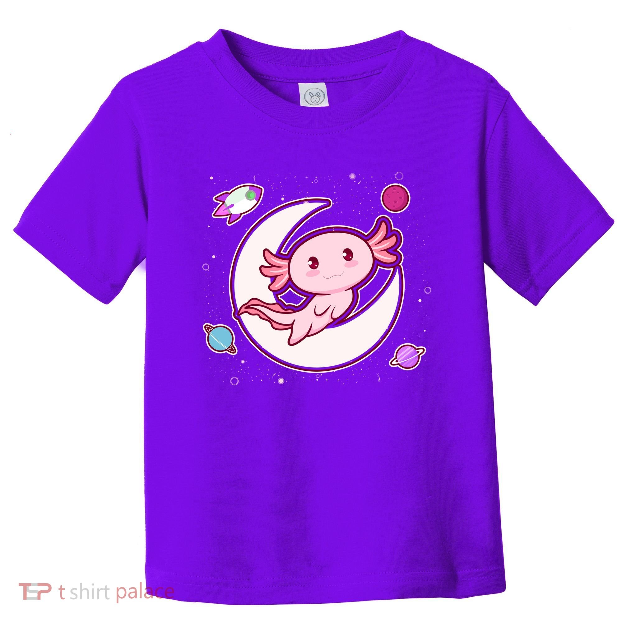 Cute Space Galaxy Axolotl Toddler T-Shirt