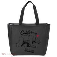 California Strong Grizzly Bear Gift Tote Bag thumb 0
