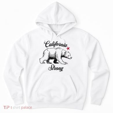 California Strong Grizzly Bear Gift Hoodie