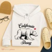 California Strong Grizzly Bear Gift Hoodie thumb 4