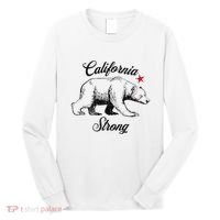 California Strong Grizzly Bear Gift Long Sleeve Shirt thumb 0