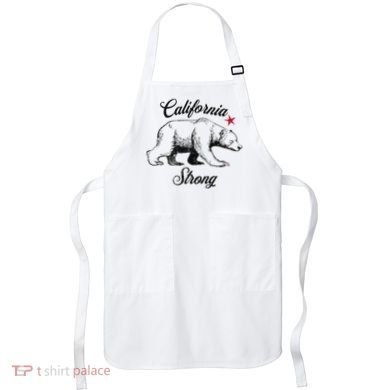 California Strong Grizzly Bear Gift Apron
