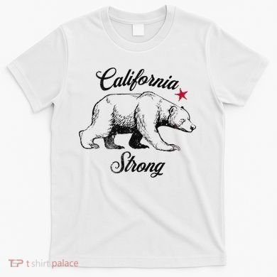 California Strong Grizzly Bear Gift T-Shirt