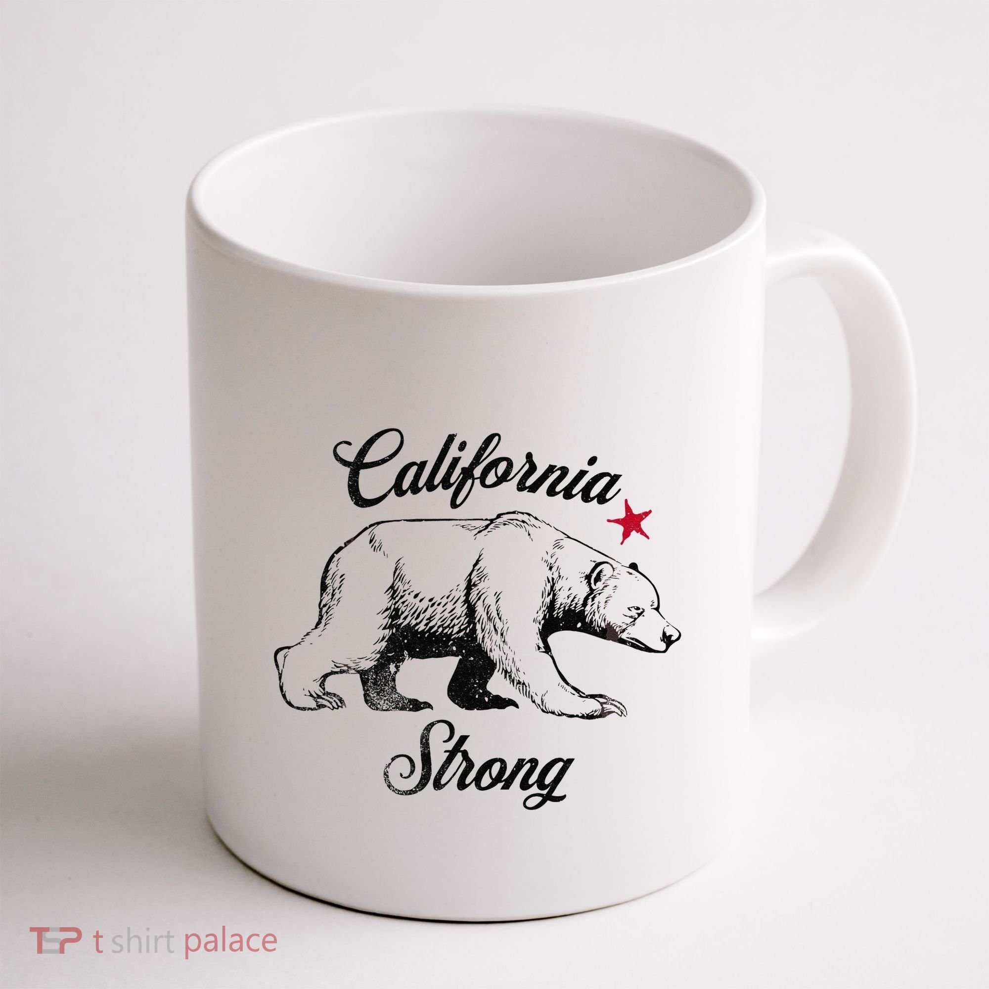 California Strong Grizzly Bear Gift Coffee Mug