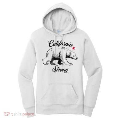 California Strong Grizzly Bear Gift Women's Hoodie
