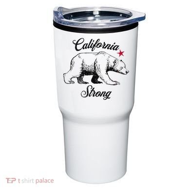 California Strong Grizzly Bear Gift Tumbler