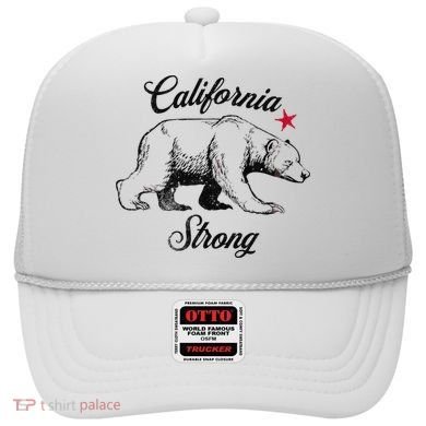 California Strong Grizzly Bear Gift Hat