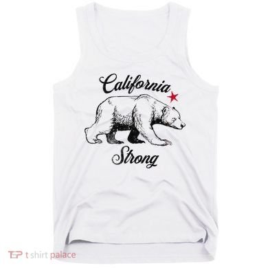 California Strong Grizzly Bear Gift Tank Top