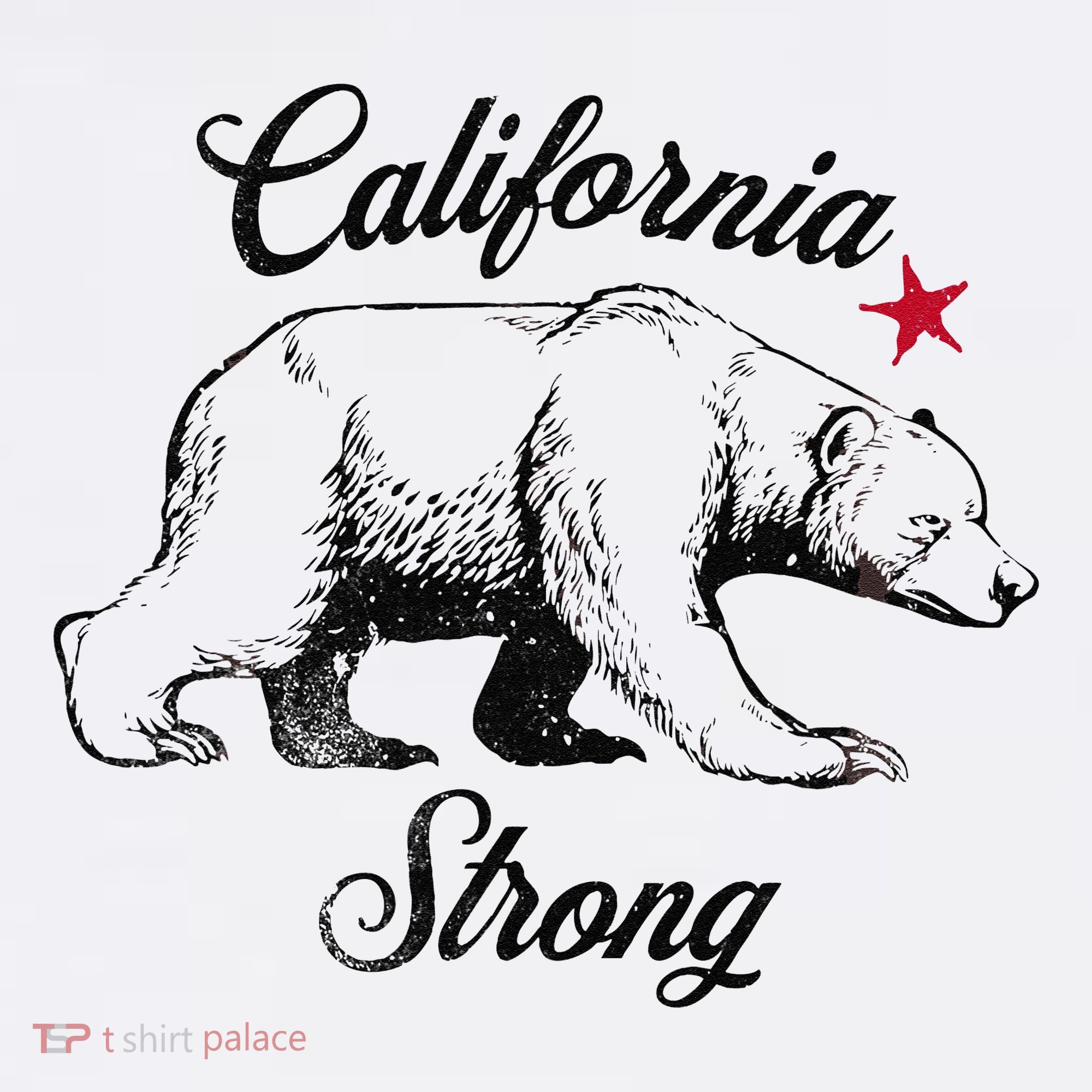 California Strong Grizzly Bear Gift Tank Top
