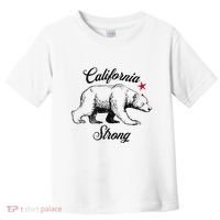 California Strong Grizzly Bear Gift Toddler T-Shirt thumb 0