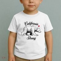 California Strong Grizzly Bear Gift Toddler T-Shirt thumb 2