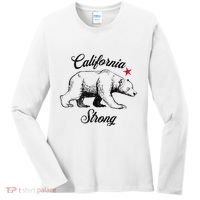 California Strong Grizzly Bear Gift Women's Long Sleeve Shirt thumb 0