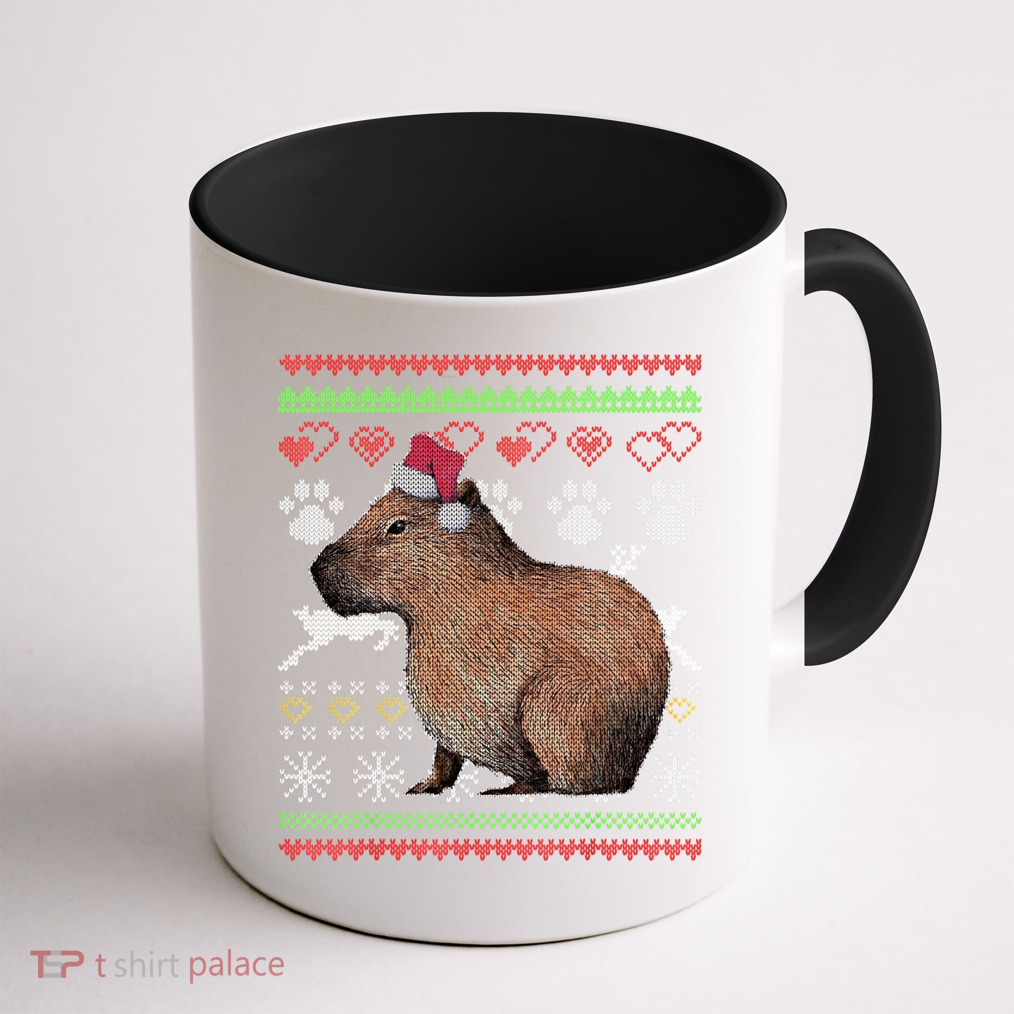 Capybara Santacool Giftclaus Ugly Christmas Sweater Holiday Lover Gift Coffee Mug