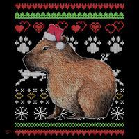 Capybara Santacool Giftclaus Ugly Christmas Sweater Holiday Lover Gift Coffee Mug thumb 5