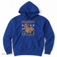 Capybara Santacool Giftclaus Ugly Christmas Sweater Holiday Lover Gift Hoodie thumb 0