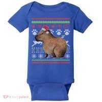 Capybara Santacool Giftclaus Ugly Christmas Sweater Holiday Lover Gift Baby Bodysuit thumb 0