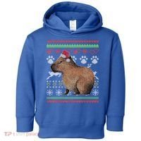 Capybara Santacool Giftclaus Ugly Christmas Sweater Holiday Lover Gift Toddler Hoodie thumb 0