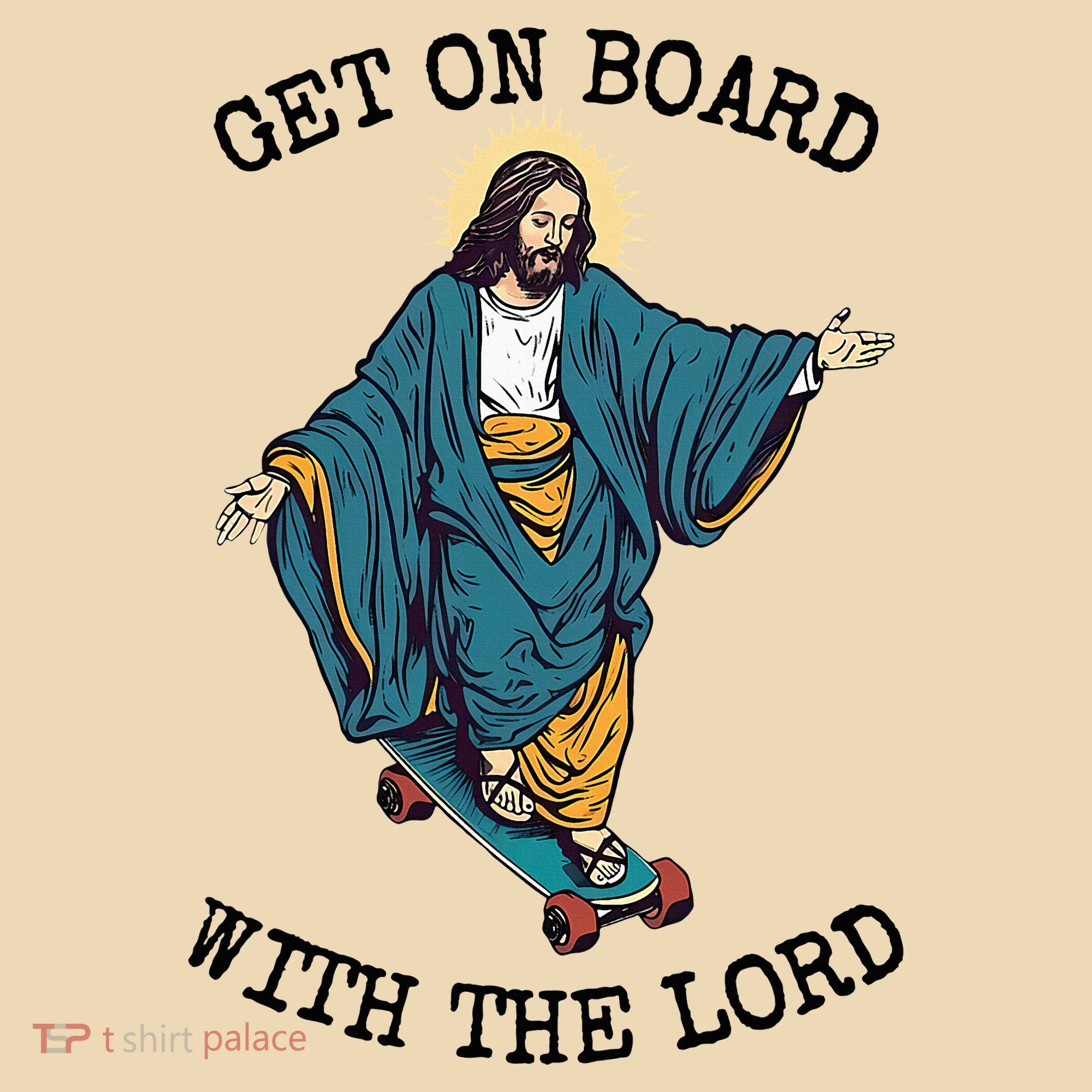 Christ Skateboarding Get On Board With The Lord Jesus Skate Tote Bag