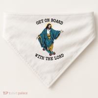 Christ Skateboarding Get On Board With The Lord Jesus Skate USA-Made Doggie Bandana thumb 0