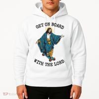 Christ Skateboarding Get On Board With The Lord Jesus Skate Hoodie thumb 2