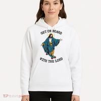 Christ Skateboarding Get On Board With The Lord Jesus Skate Hoodie thumb 5