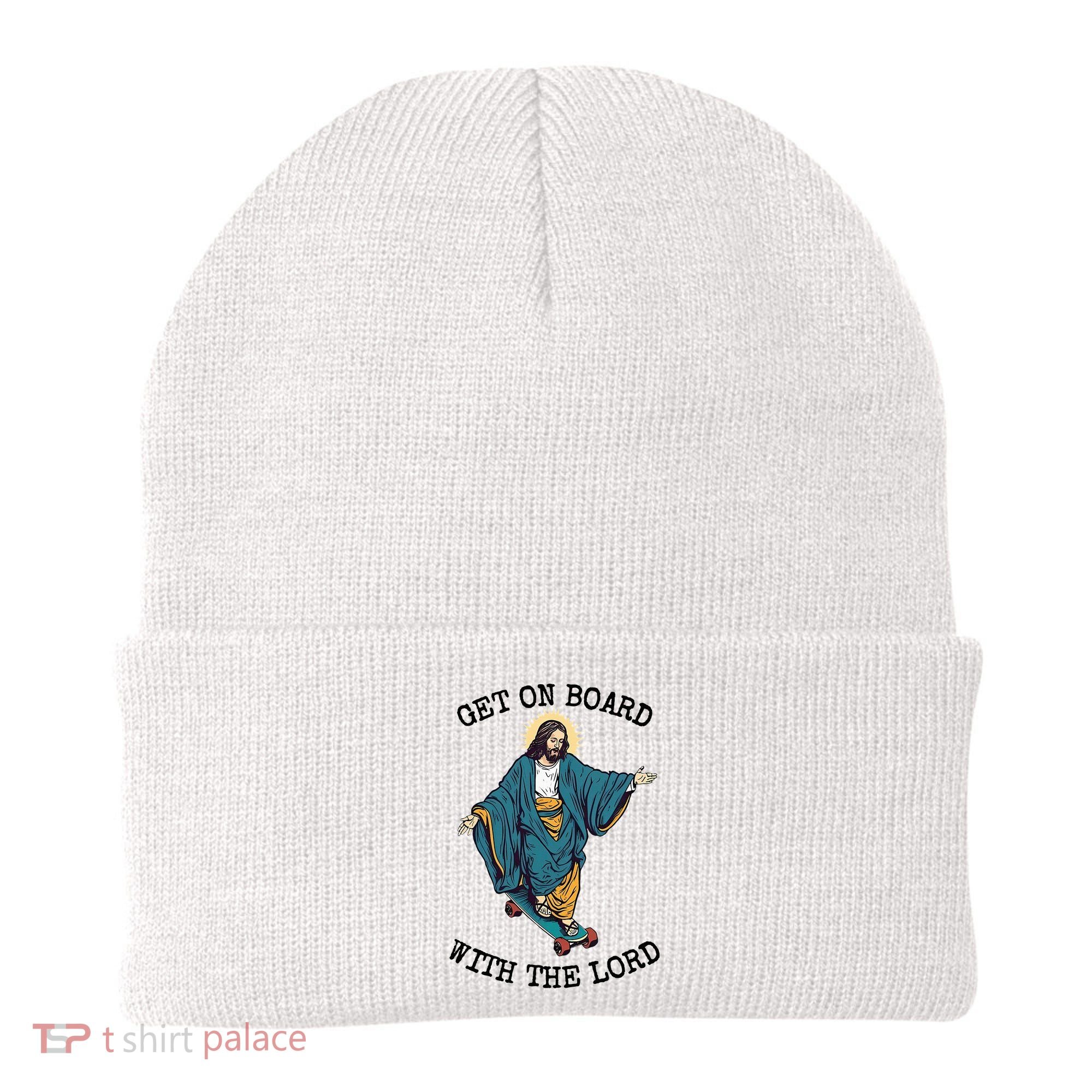 Christ Skateboarding Get On Board With The Lord Jesus Skate Beanie