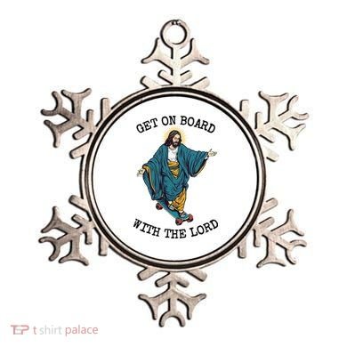 Christ Skateboarding Get On Board With The Lord Jesus Skate Ornament