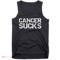 Cancer Sucks Gift Hooded Cancer Tank Top thumb 0