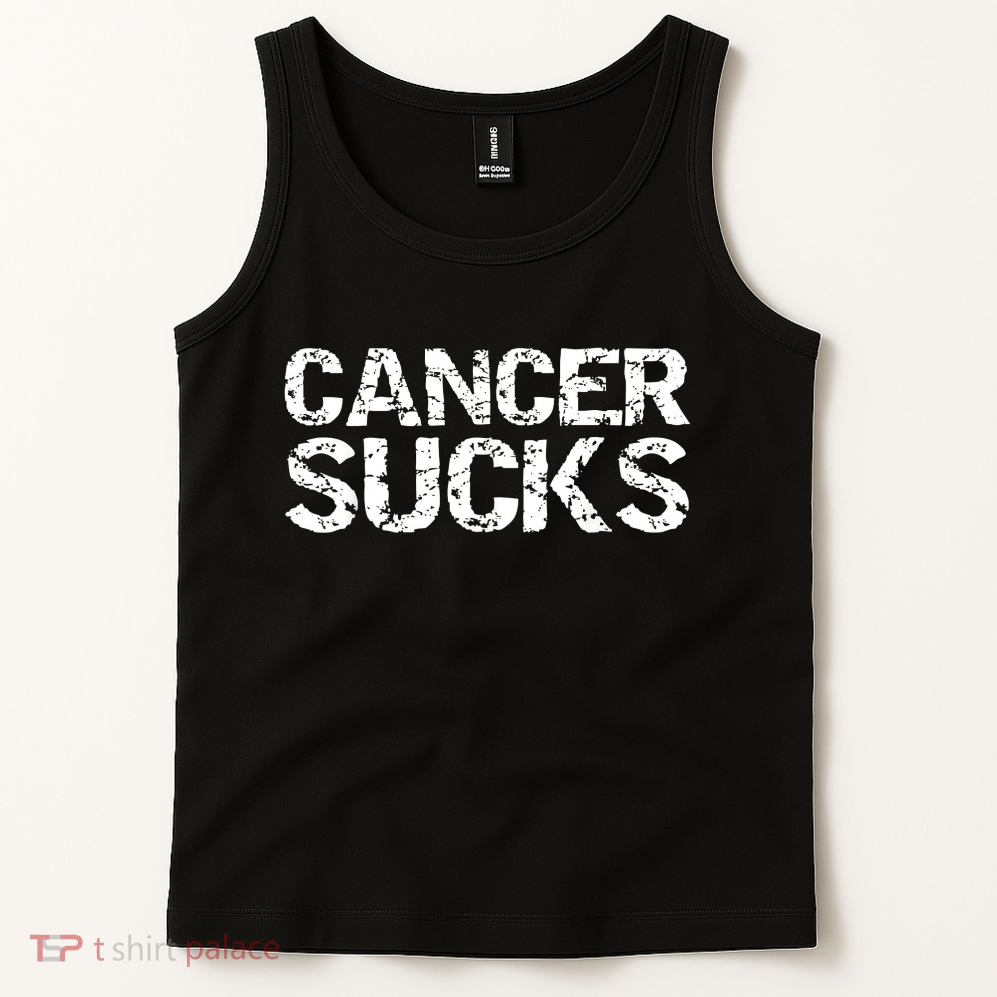 Cancer Sucks Gift Hooded Cancer Tank Top