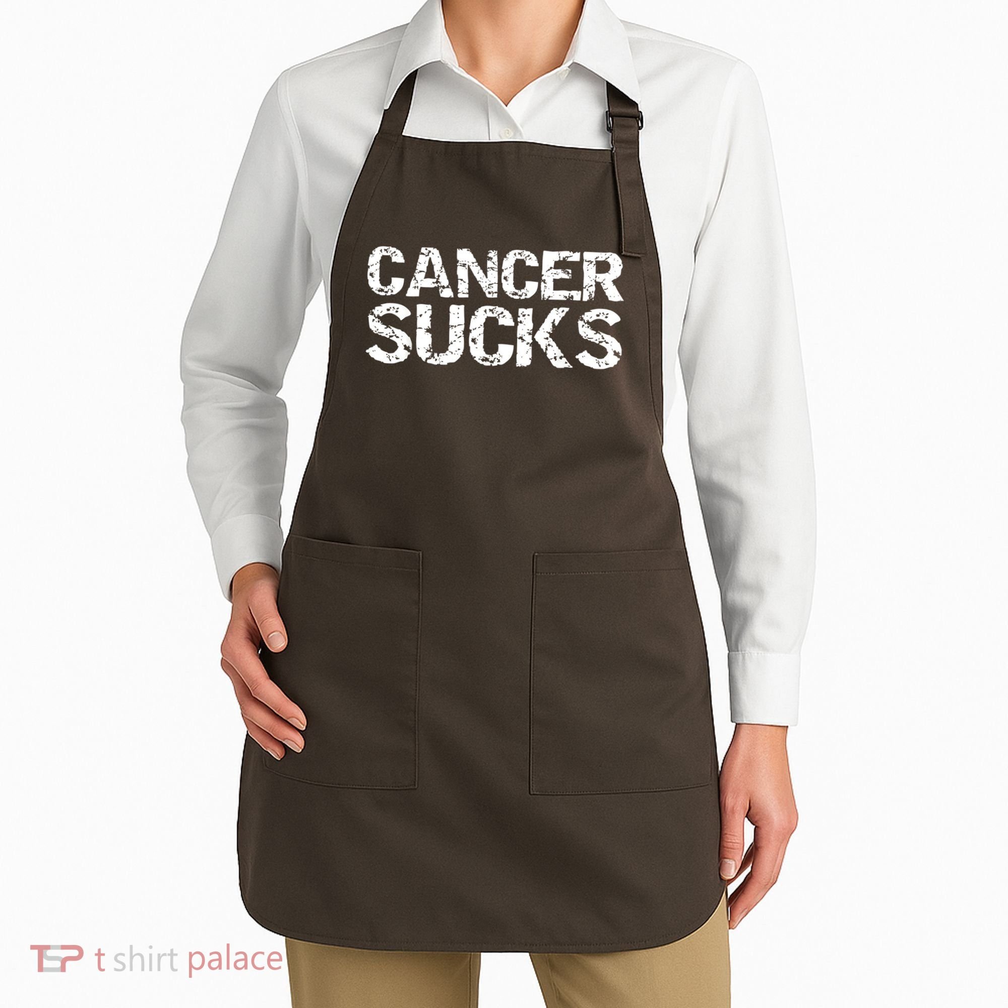 Cancer Sucks Gift Hooded Cancer Apron