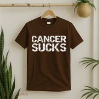 Cancer Sucks Gift Hooded Cancer T-Shirt thumb 2