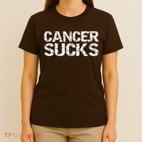 Cancer Sucks Gift Hooded Cancer T-Shirt thumb 4