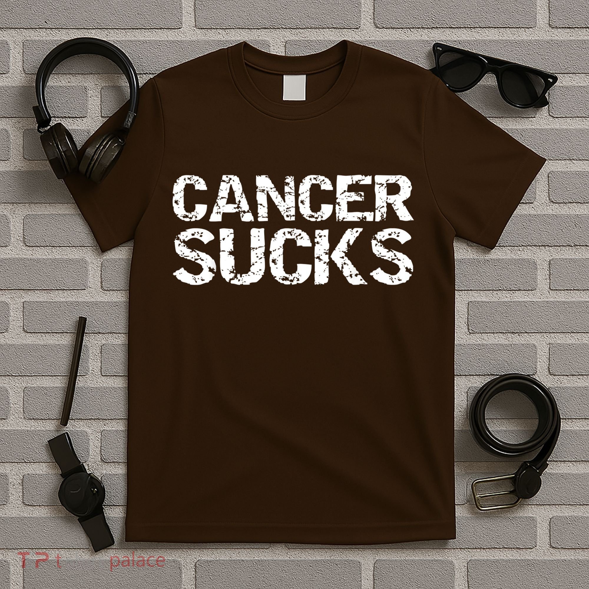 Cancer Sucks Gift Hooded Cancer T-Shirt