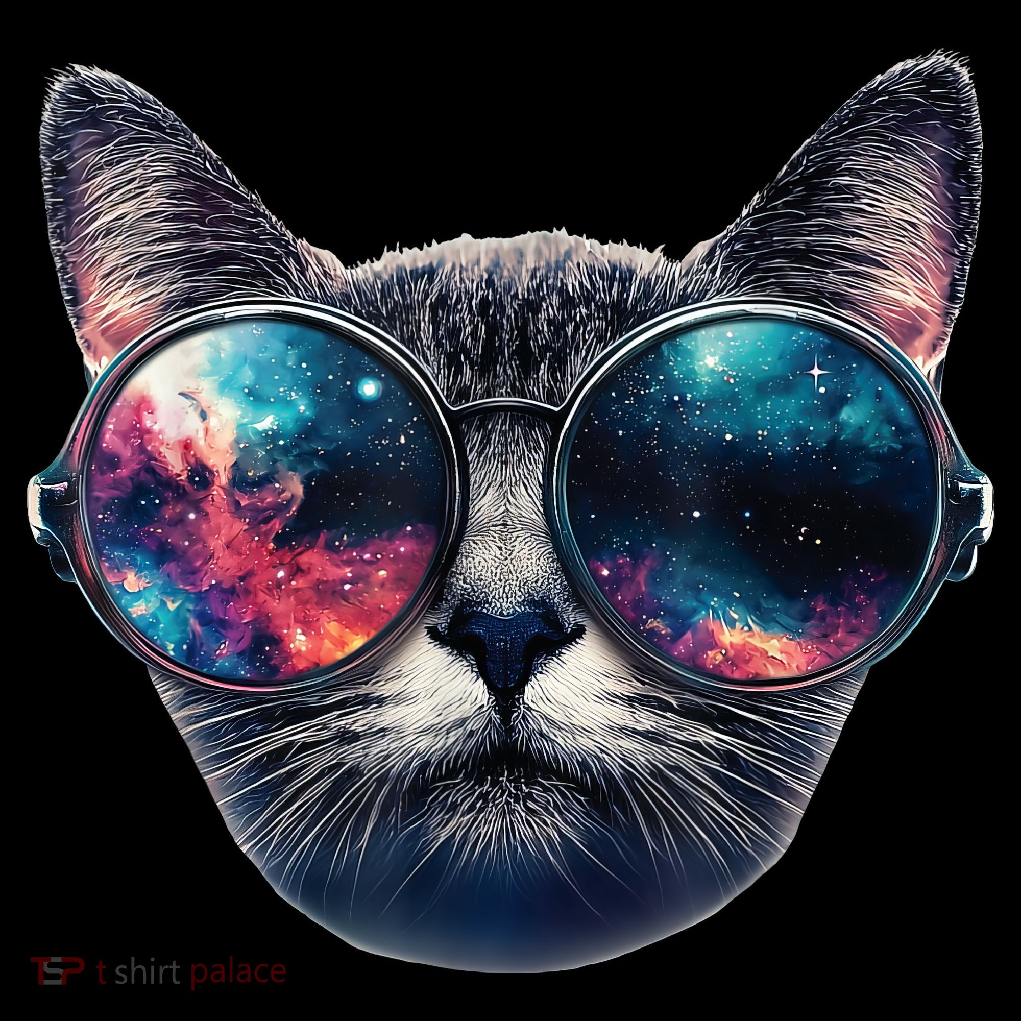 Cat Space Glasses Sunglasses Universe Meme Funny Graphic  Coffee Mug
