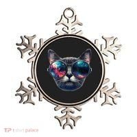 Cat Space Glasses Sunglasses Universe Meme Funny Graphic  Ornament thumb 0