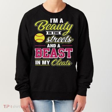 Cute Softball Gift For Softball Players Women's Sweatshirt