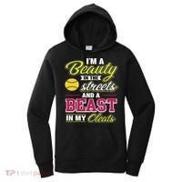 Cute Softball Gift For Softball Players Women's Hoodie thumb 0