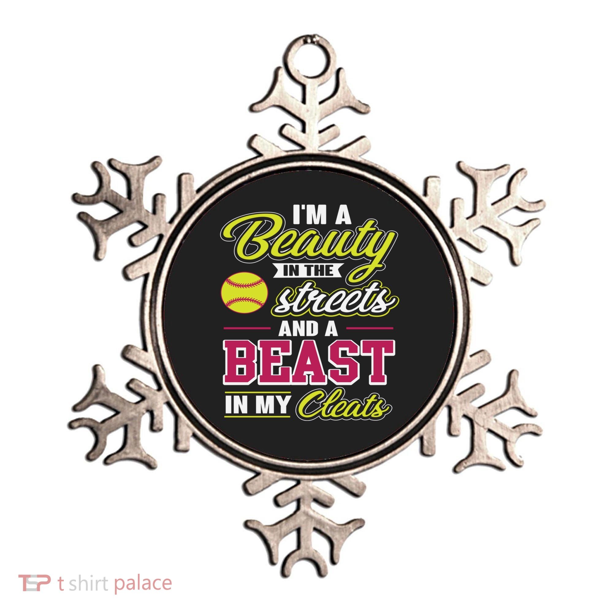 Cute Softball Gift For Softball Players Ornament