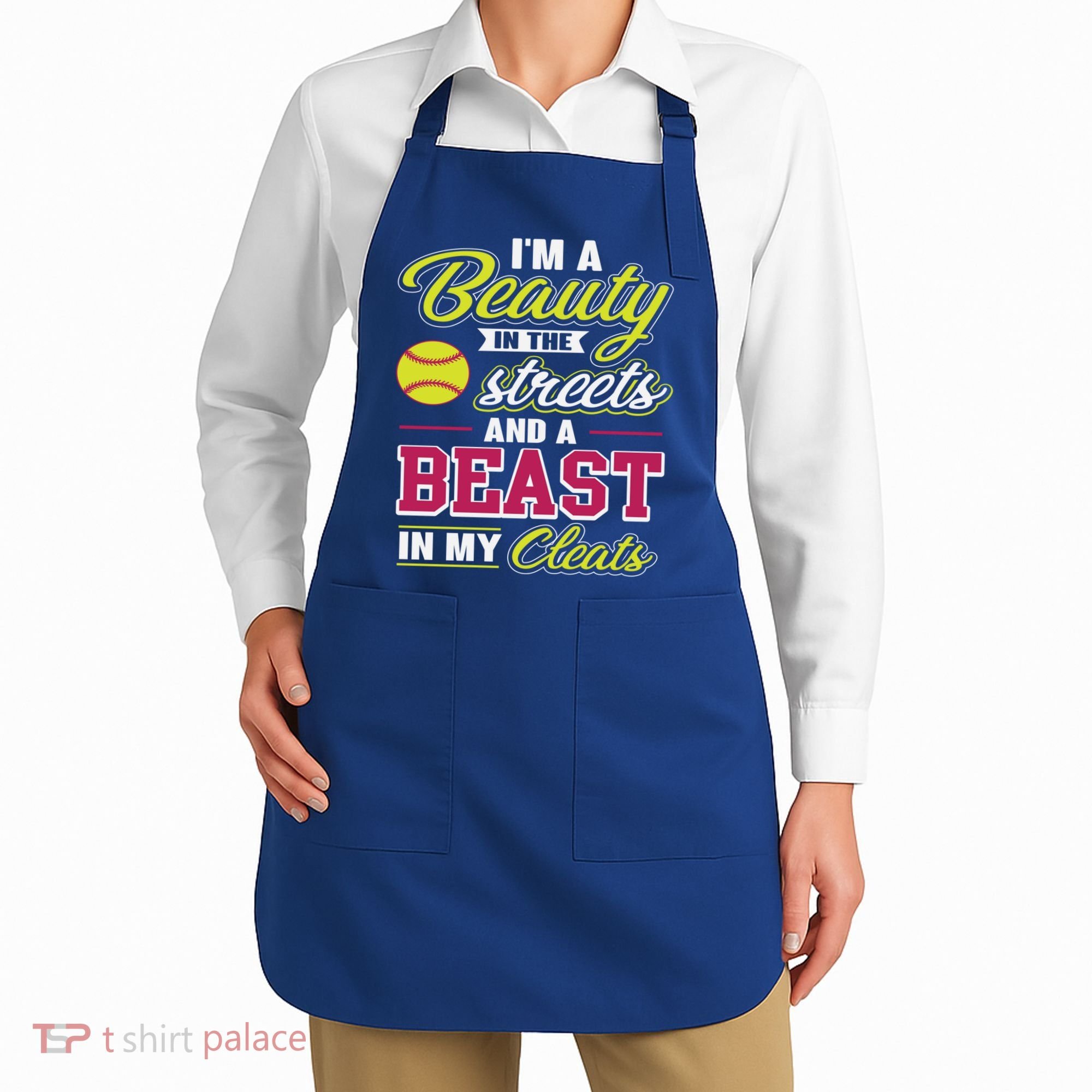 Cute Softball Gift For Softball Players Apron