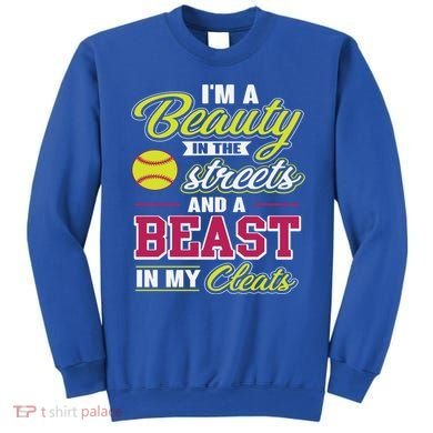 Cute Softball Gift For Softball Players Sweatshirt