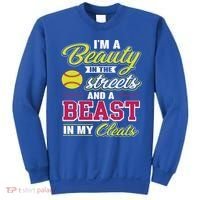 Cute Softball Gift For Softball Players Sweatshirt thumb 0