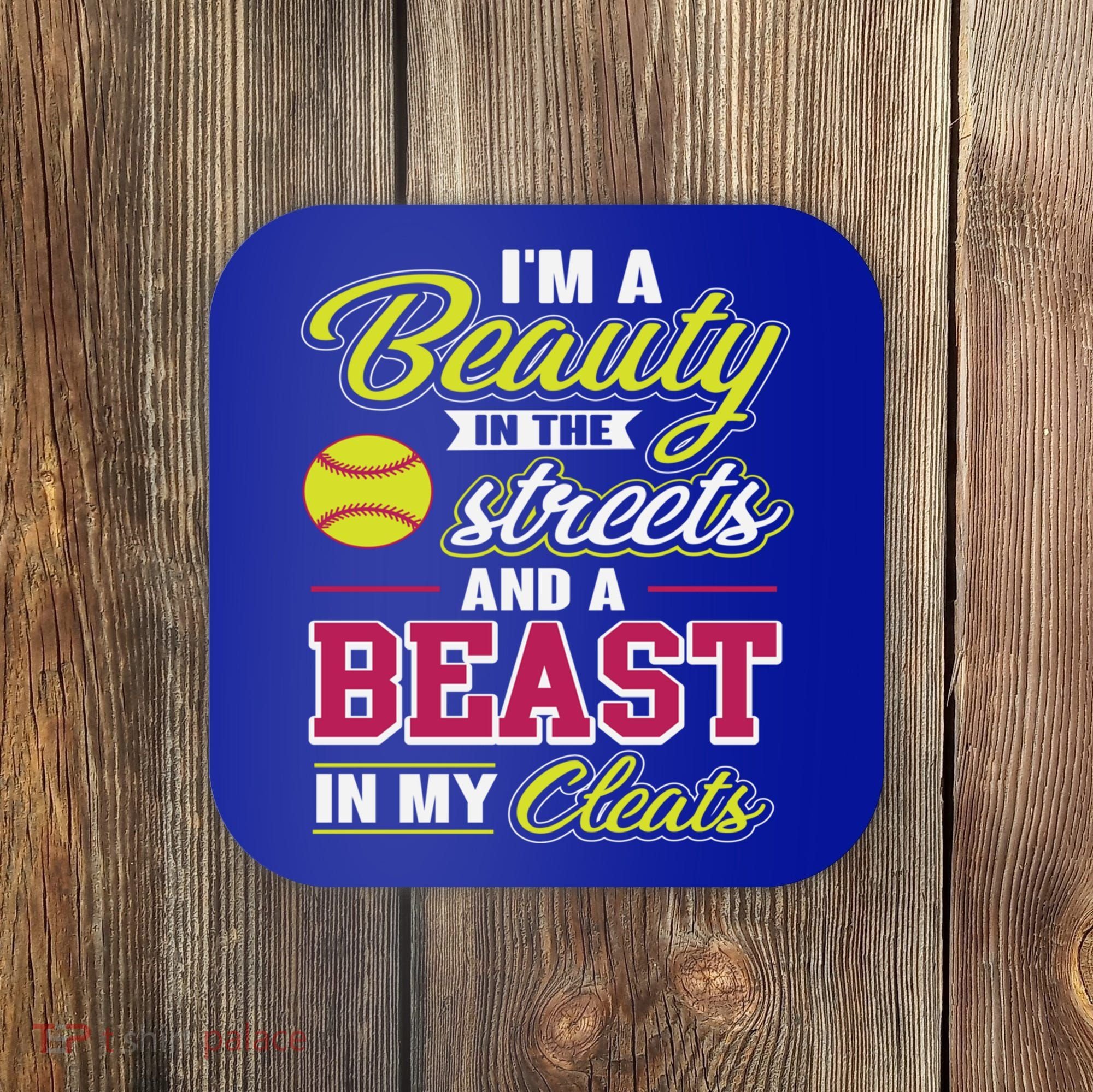 Cute Softball Gift For Softball Players Coaster
