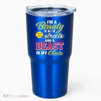 Cute Softball Gift For Softball Players Tumbler
