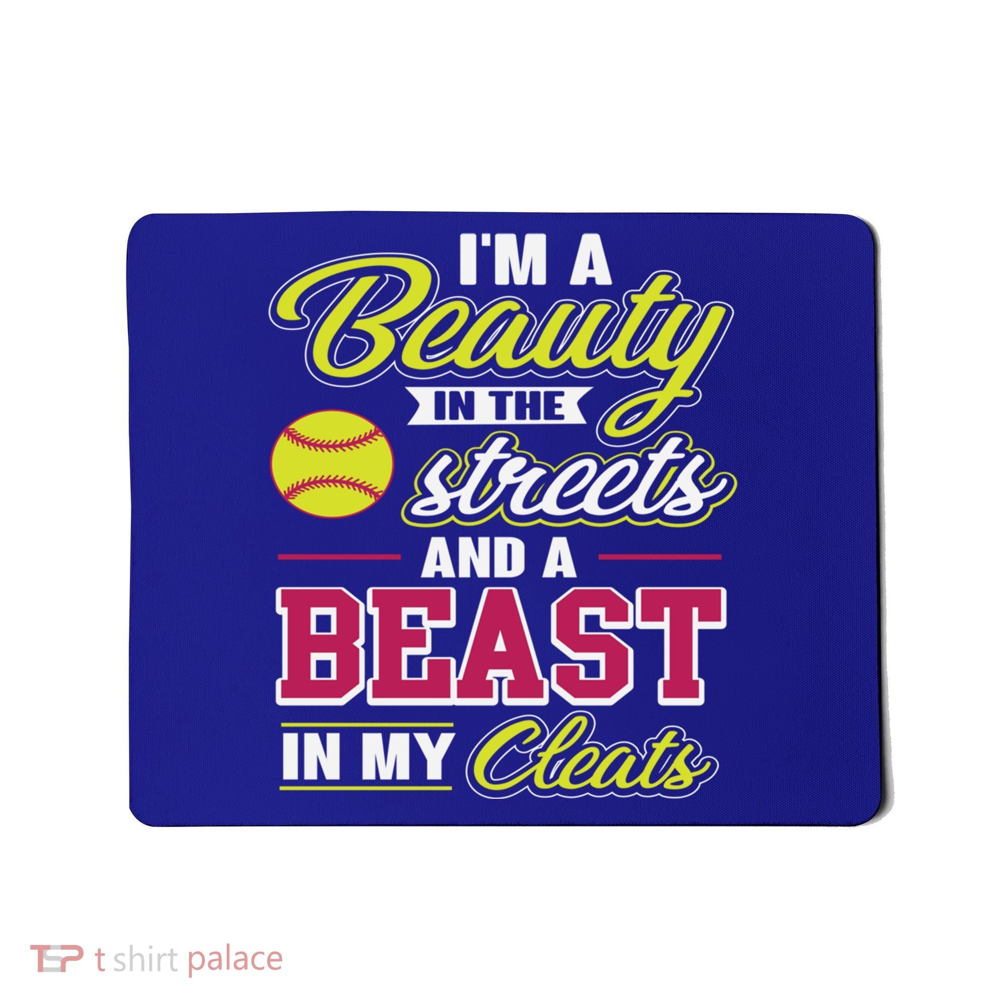 Cute Softball Gift For Softball Players Mousepad