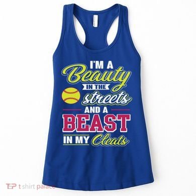 Cute Softball Gift For Softball Players Women's Tank Top