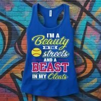 Cute Softball Gift For Softball Players Women's Tank Top thumb 3